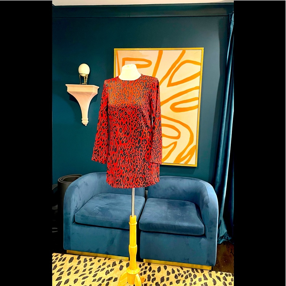 Zara silk minidress